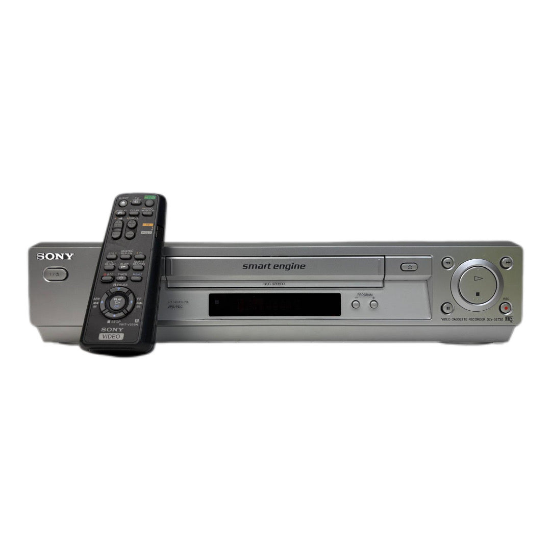 Magnétoscope Sony SLV-SE730 + Télécommande / Cassette VHS VCR Magnétoscope Sony SLV-SE730 + Télécommande / Cassette VHS VCR