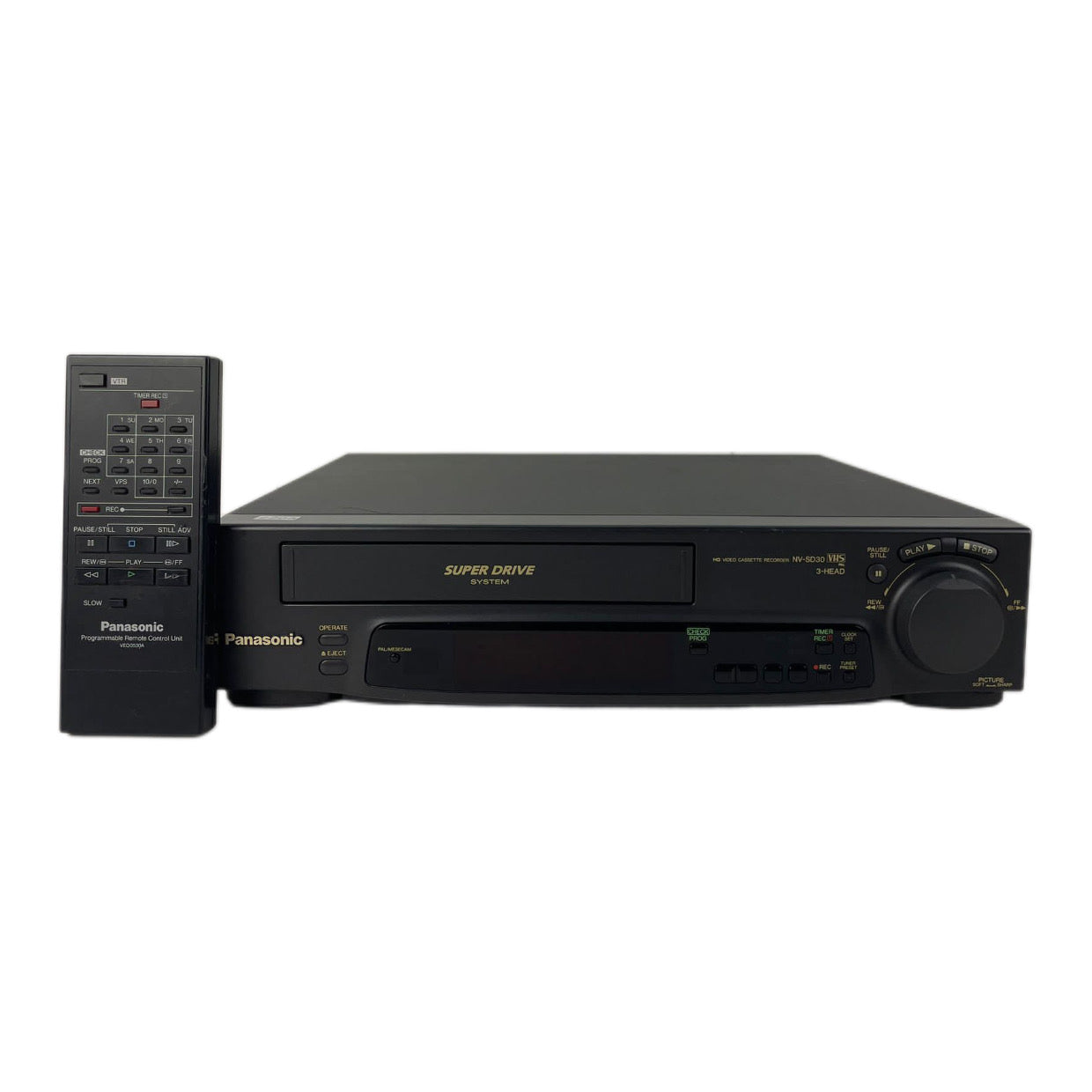 Panasonic vcr player and remote top