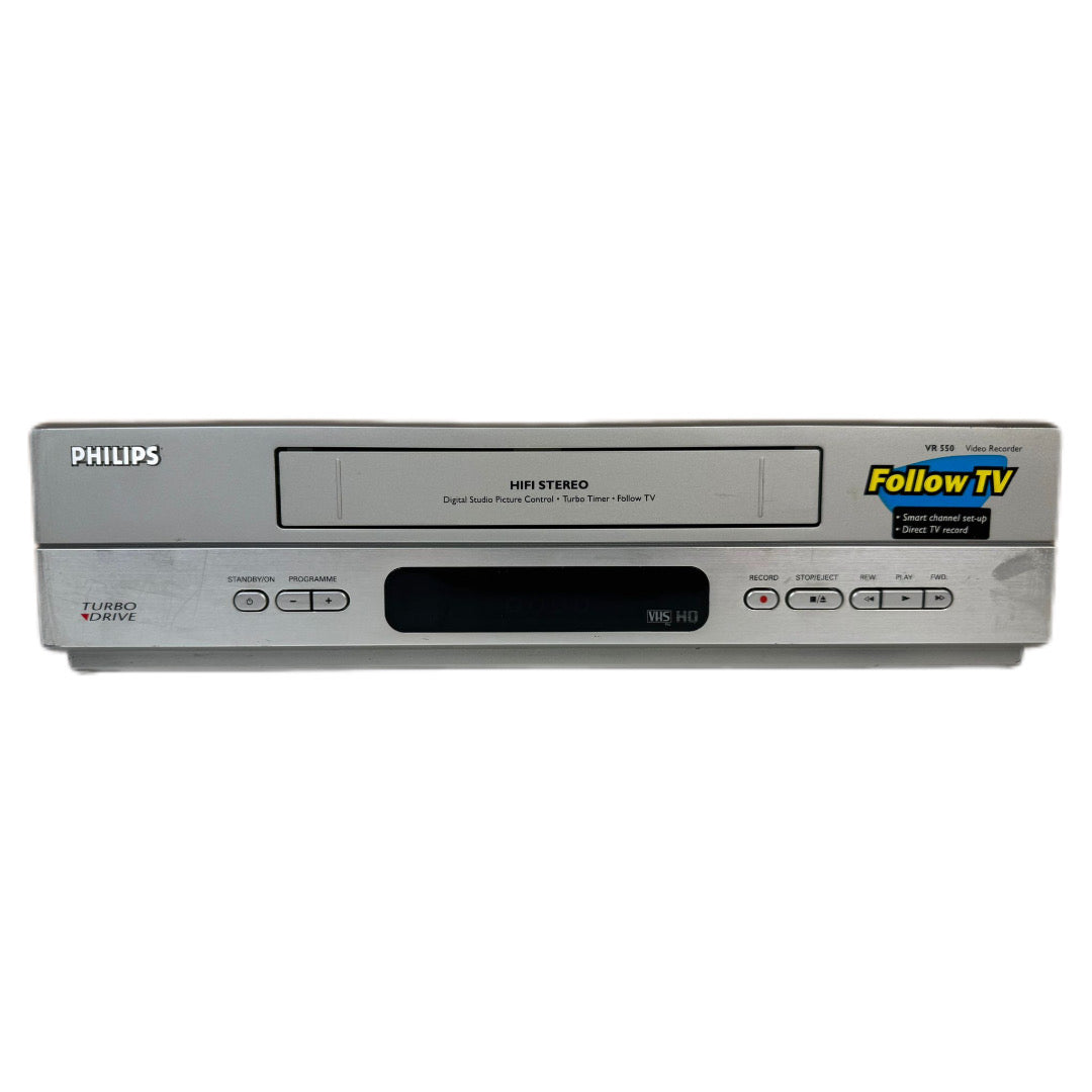 Magnétoscope VHS Philips VR550 Avec Télécommande - Testé PAL/SECAM - Occasion