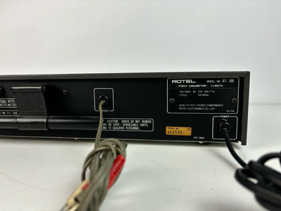 Rotel RT-500 FM/AM Stereo Tuner