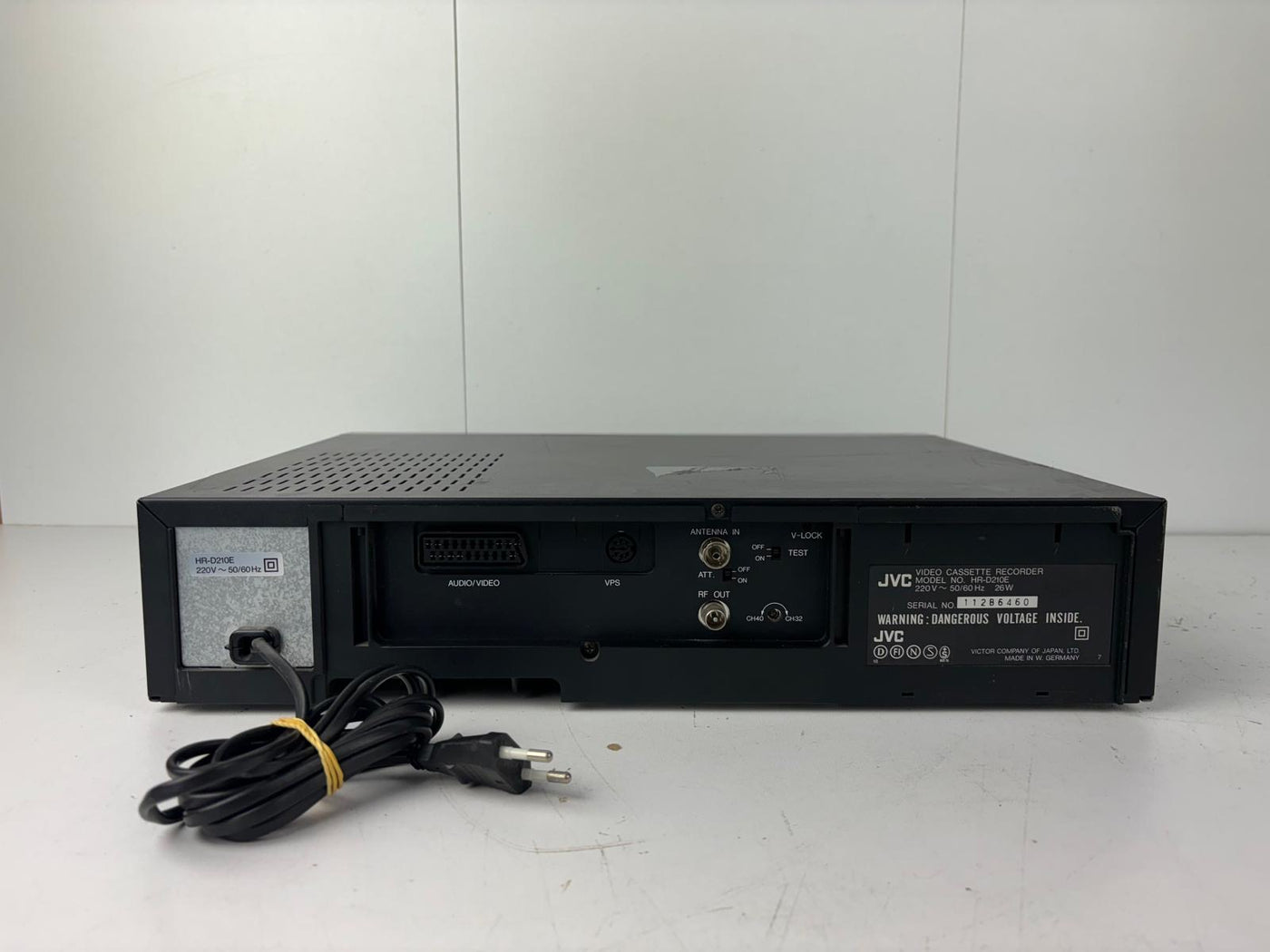 JVC HR-D210E Video Cassette Recorder VHS