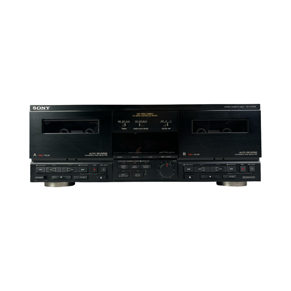 Sony TC-V7700 Stereo Double Cassette Deck