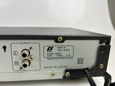 Sansui TU-X111 Digital Synthesizer Tuner