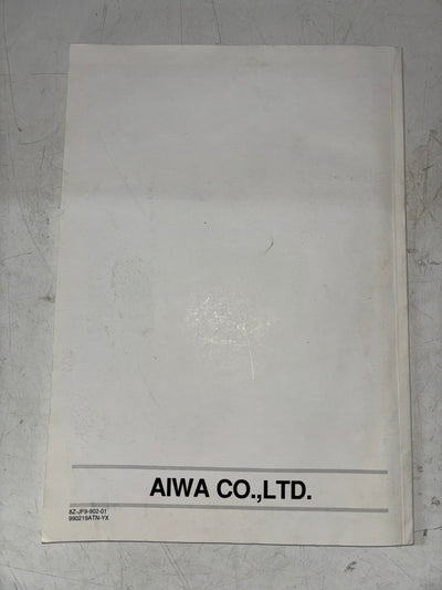 Aiwa HV-GX910z Video Cassette Recorder User Manual