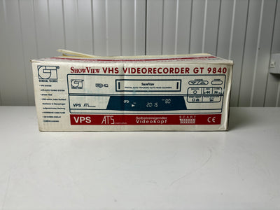 General Technic GT 9830 Video Cassette Recorder Nieuw In Doos!