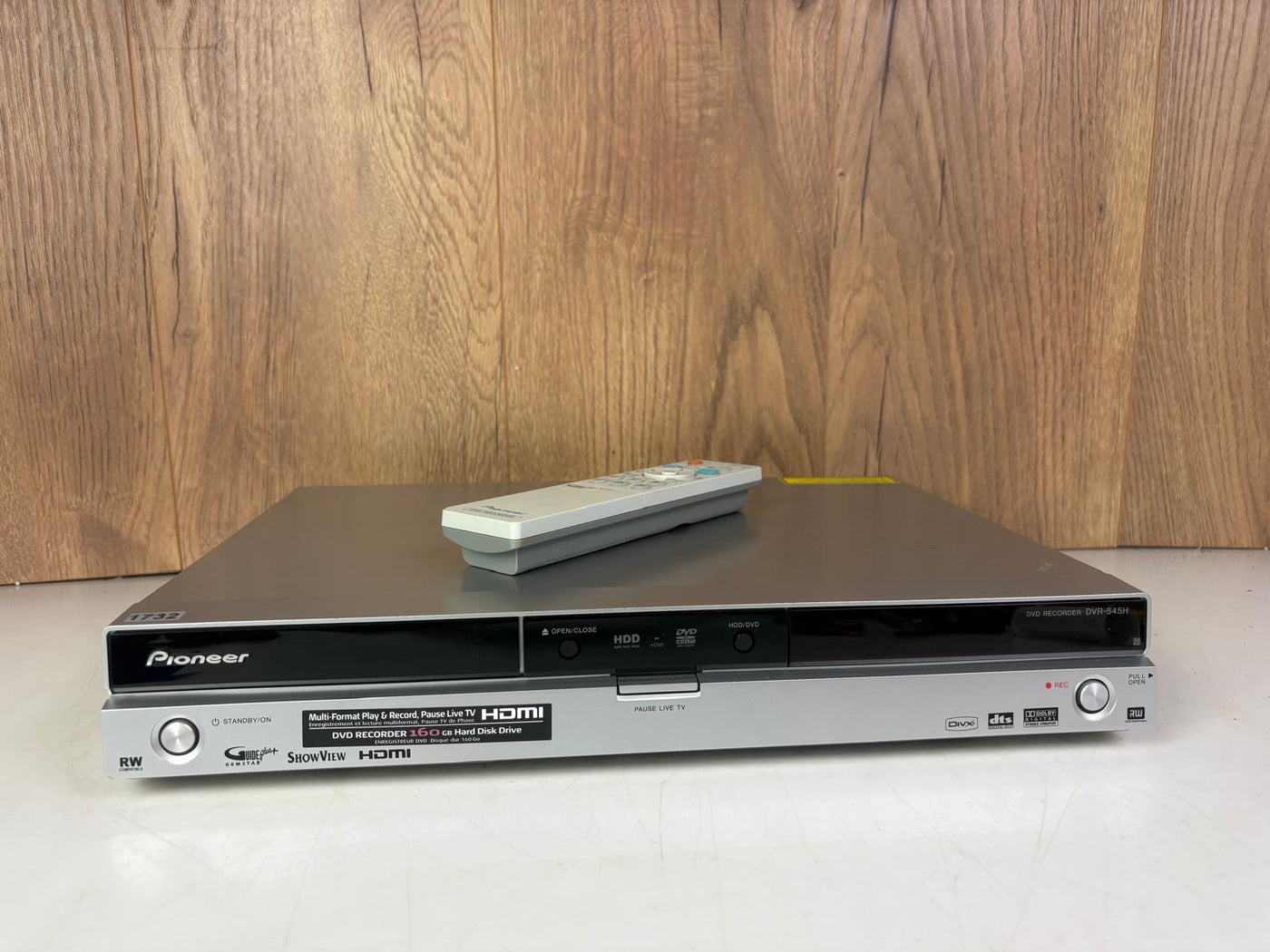 Pioneer DVR-545H DVD Recorder HDD