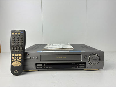 JVC HR-J700 Video Cassette Recorder - With Remote & User Manual