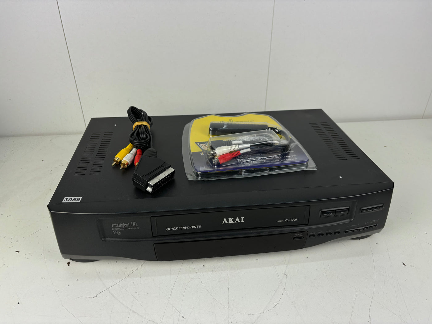Akai VS-G205 VHS Videorecorder | Met digitalisatie starterspakket