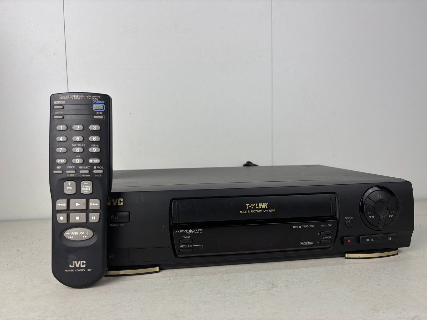 JVC HR-J668 Videocassetterecorder VHS Speler - Met Afstandsbediening