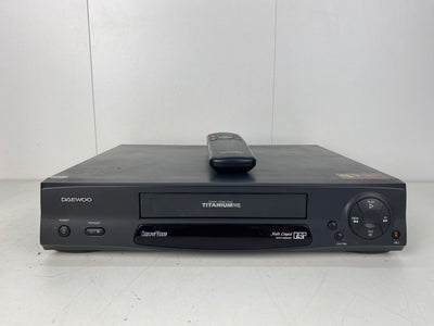Daewoo DVR-4680SV VHS Video Cassette Recorder | With Remote Control