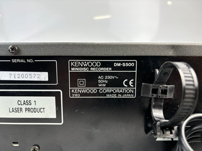 Kenwood DM-S500 Minidisc Recorder