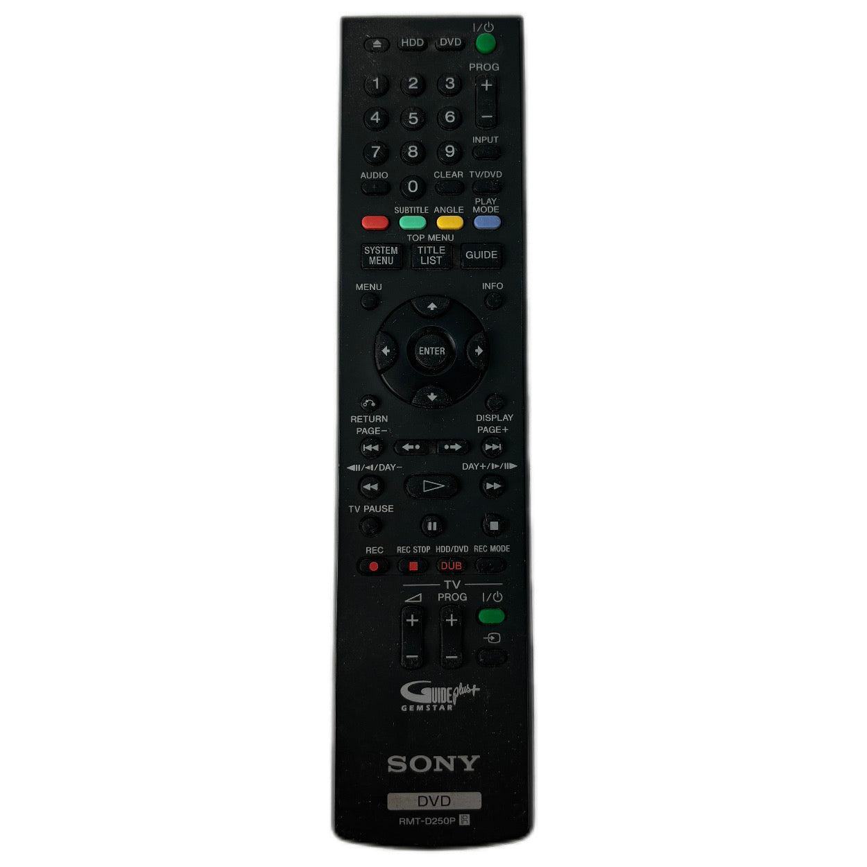 Sony RMT-D250P Remote Control