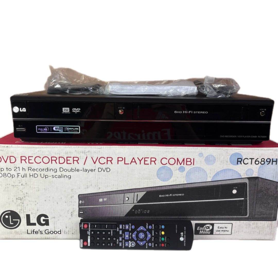 LG RCT689H VHS Videorecorder & DVD Combi - Copy VHS to DVD