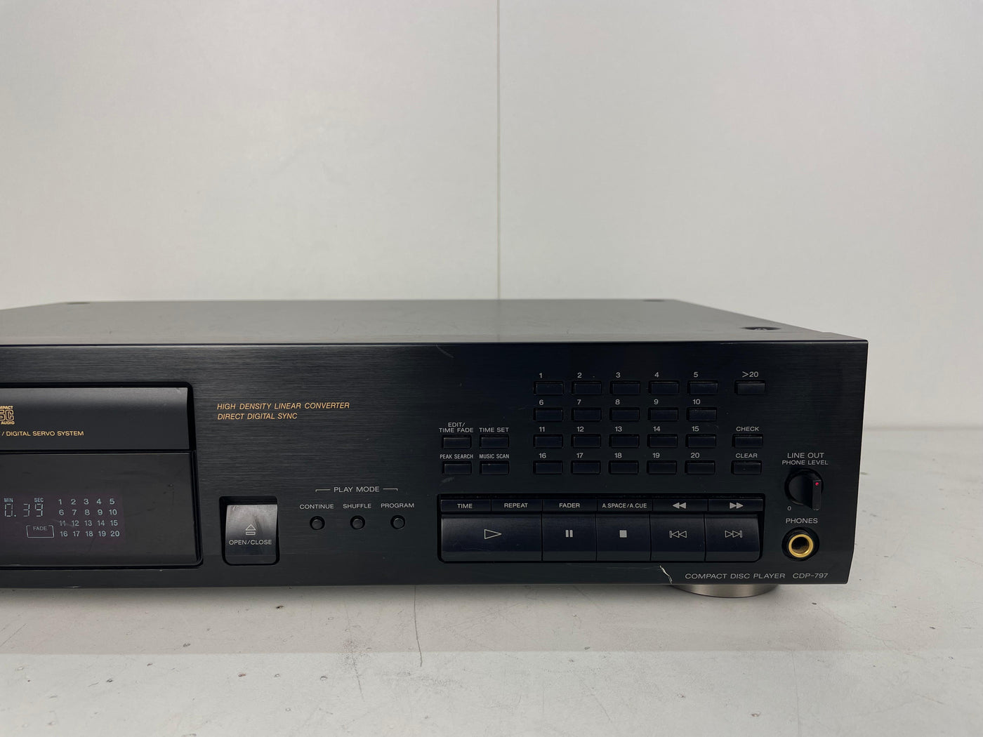 Sony CDP-797 Stereo Compact Disc-speler