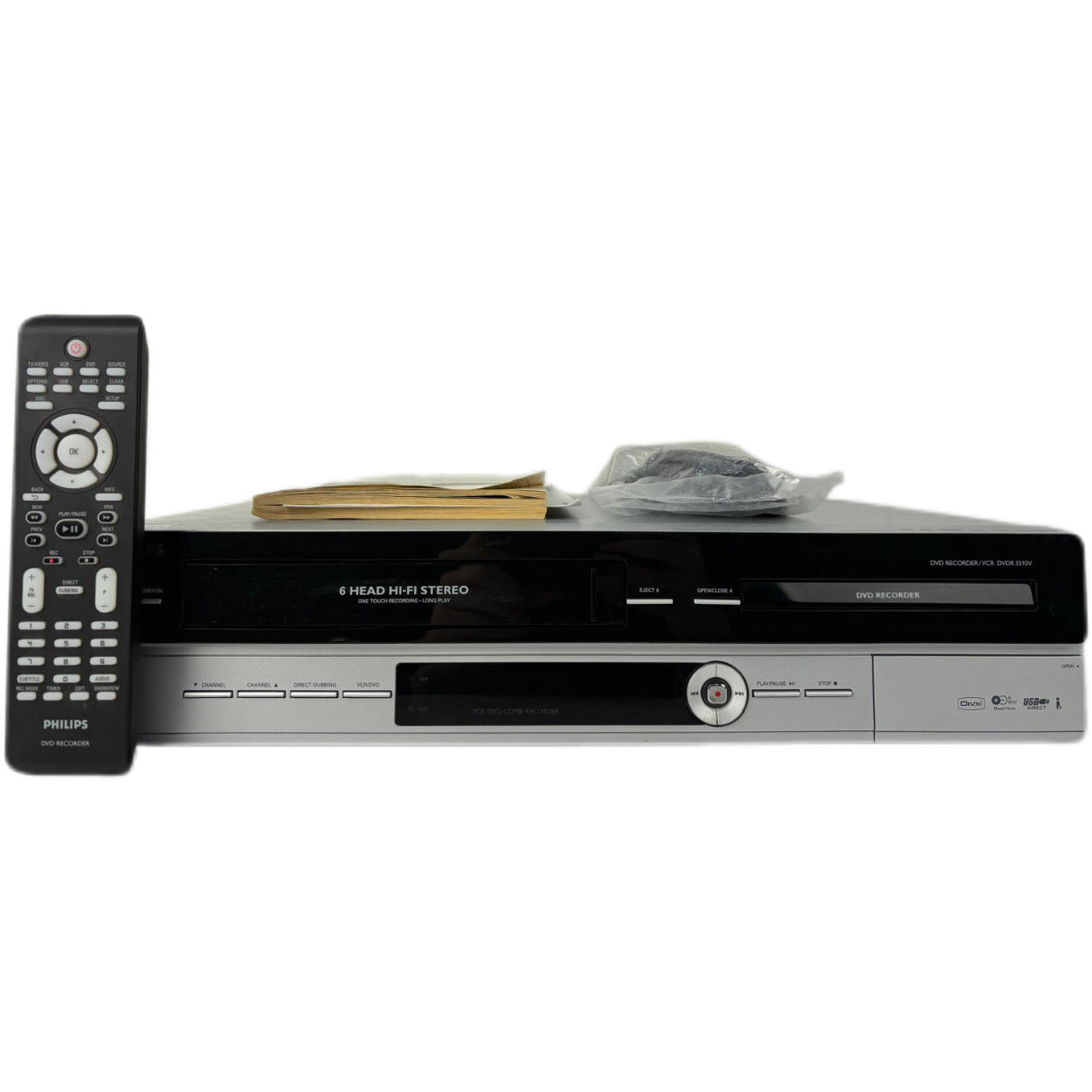 Philips DVDR3510V DVD Recorder / VCR - ACTIE PRIJS!