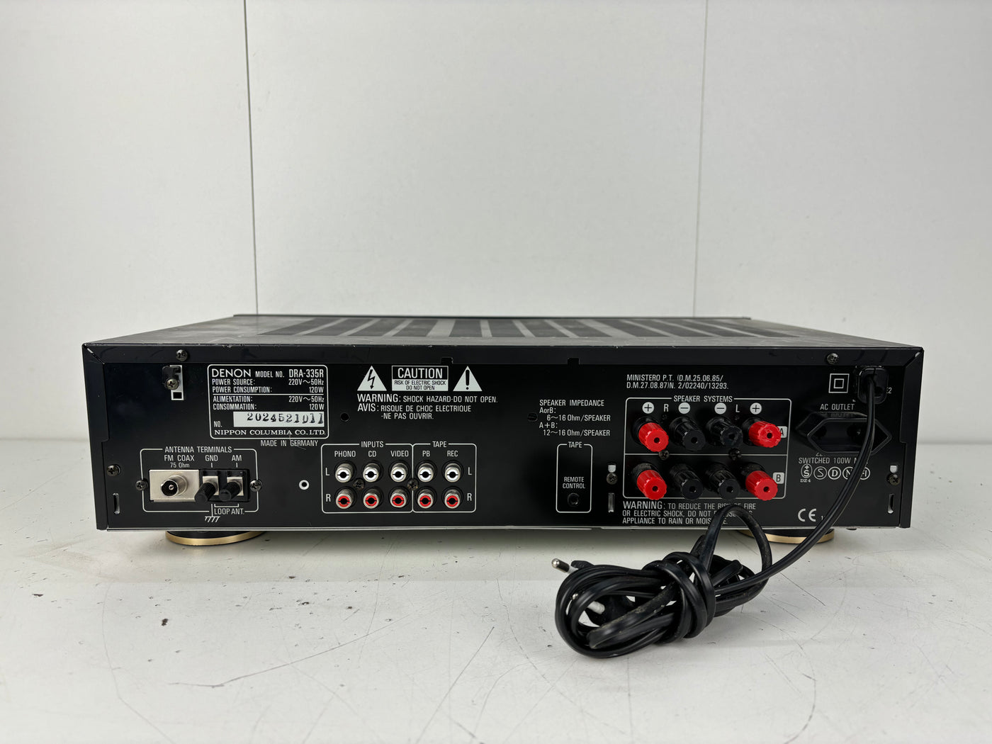 Denon DRA-335R FM/AM Stereo Receiver