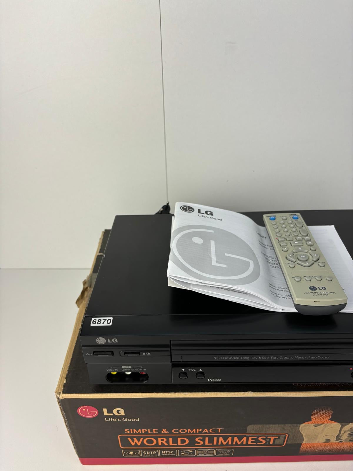 LG LV5000 Videorecorder VHS - Als Nieuw in Doos