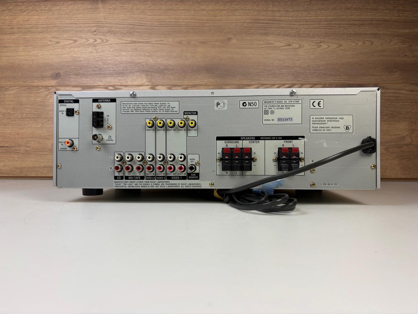 Sony FM/AM Stereo Receiver STR-K740P #2