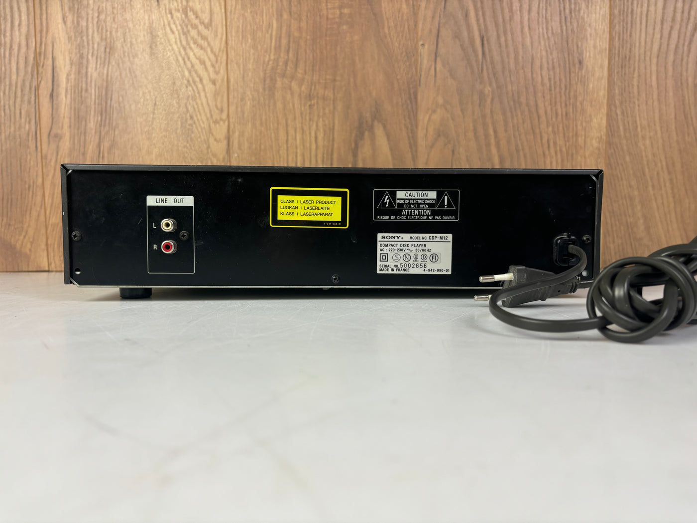 Sony CDP-M12 Compact Disc Player