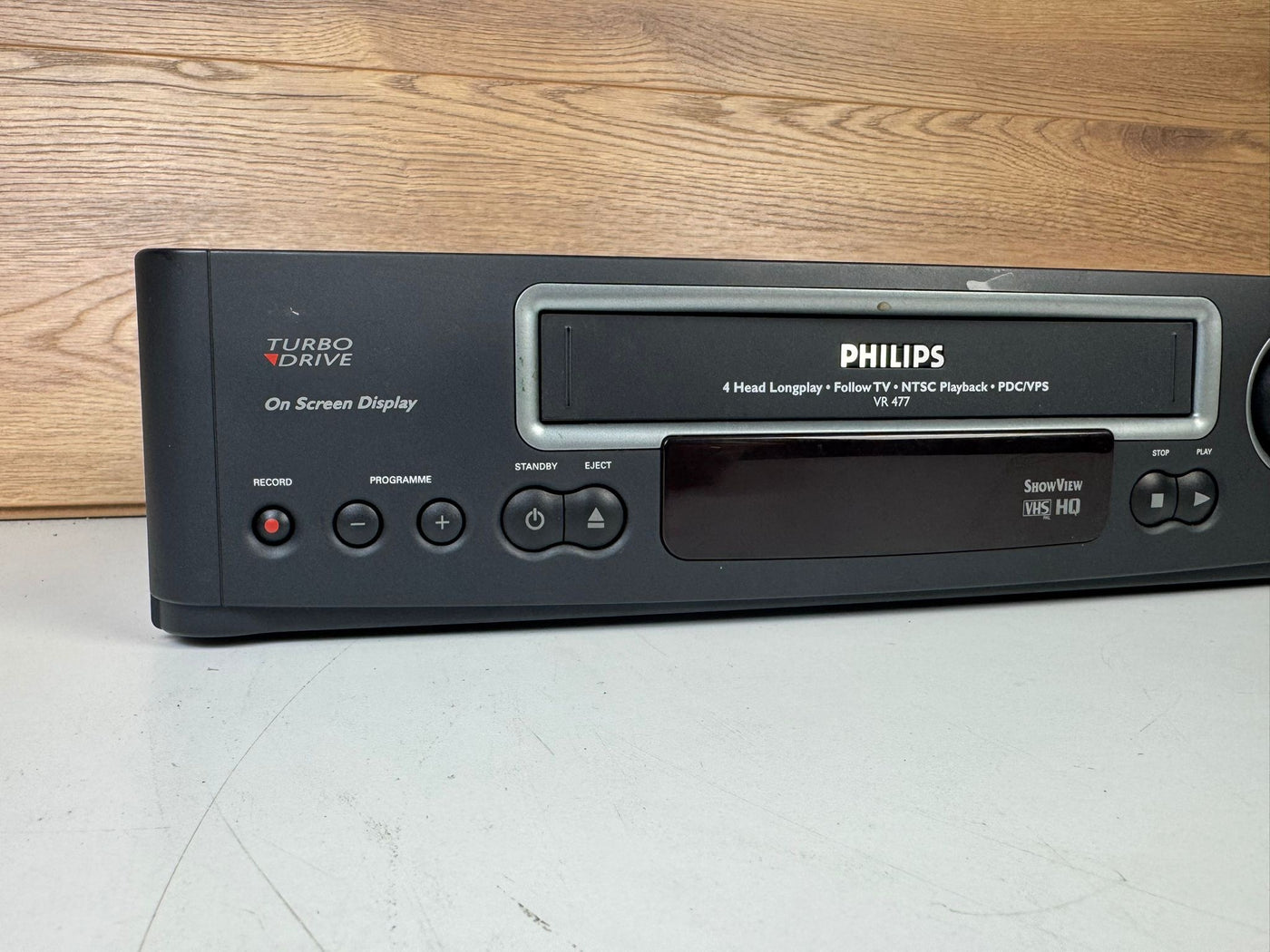 Philips VR477 Video Cassette Recorder VHS