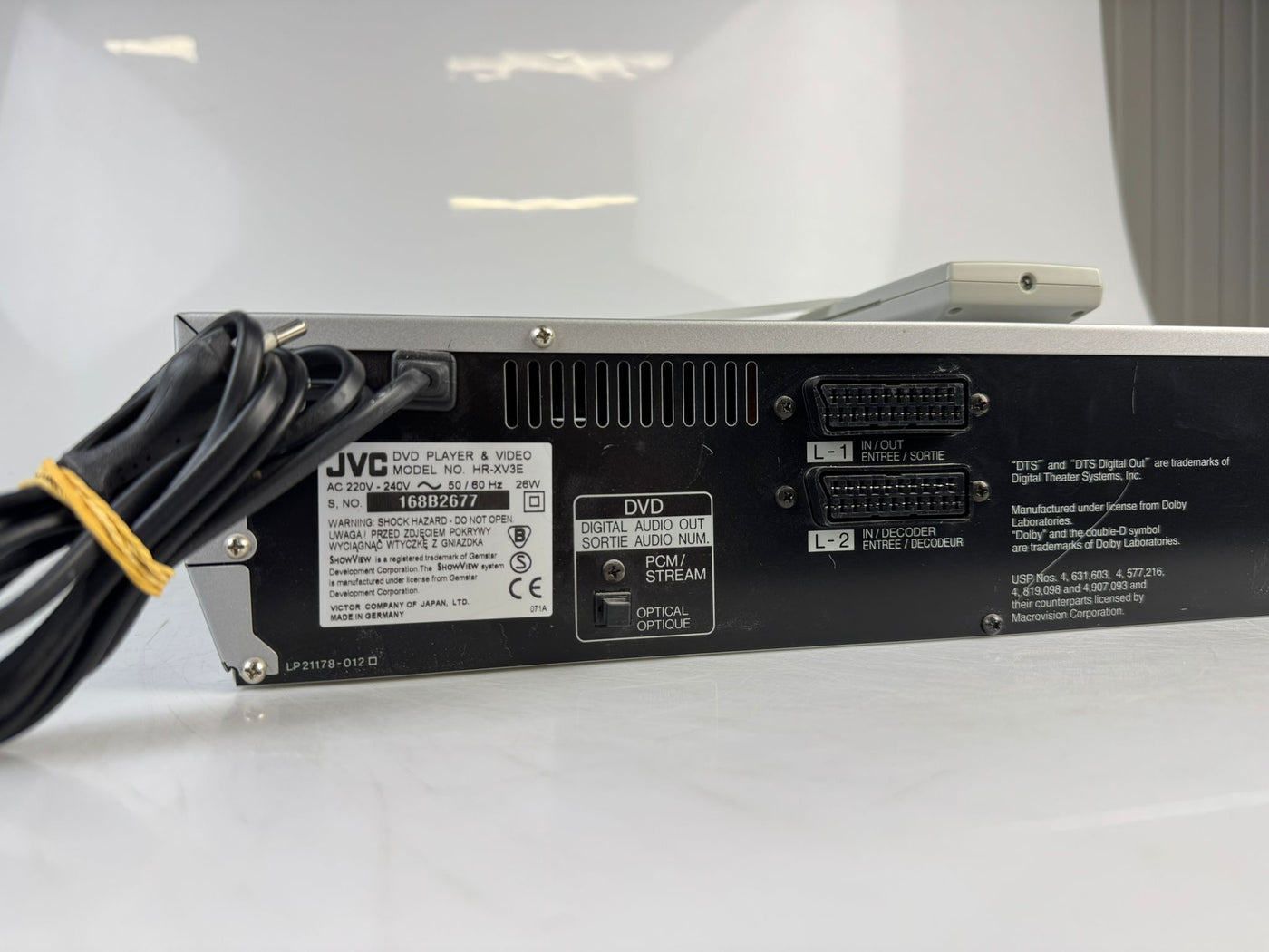 JVC HR-XV3 Video Recorder VHS / DVD Combi - Met Afstandsbediening