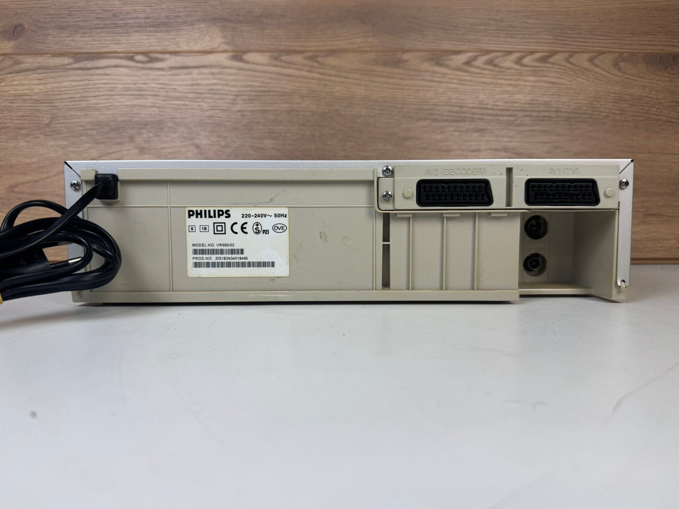 Philips VR550 Video Cassette Recorder VHS Speler