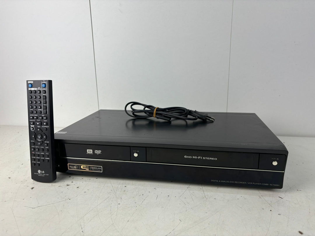 LG RCT699H DVD / VHS Combi Recorder | With Remote – Audio Star B.V.