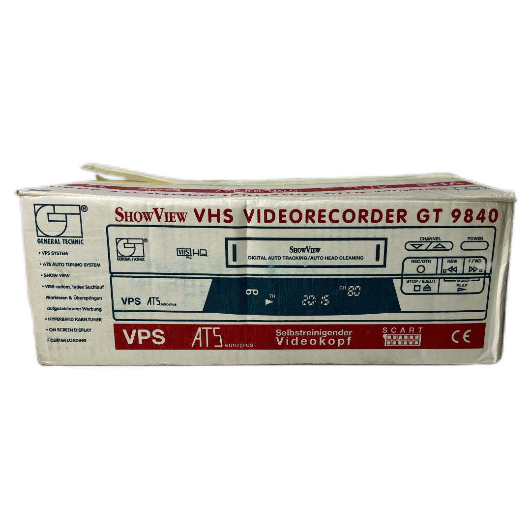 General Technic GT 9830 Video Cassette Recorder Nieuw In Doos!