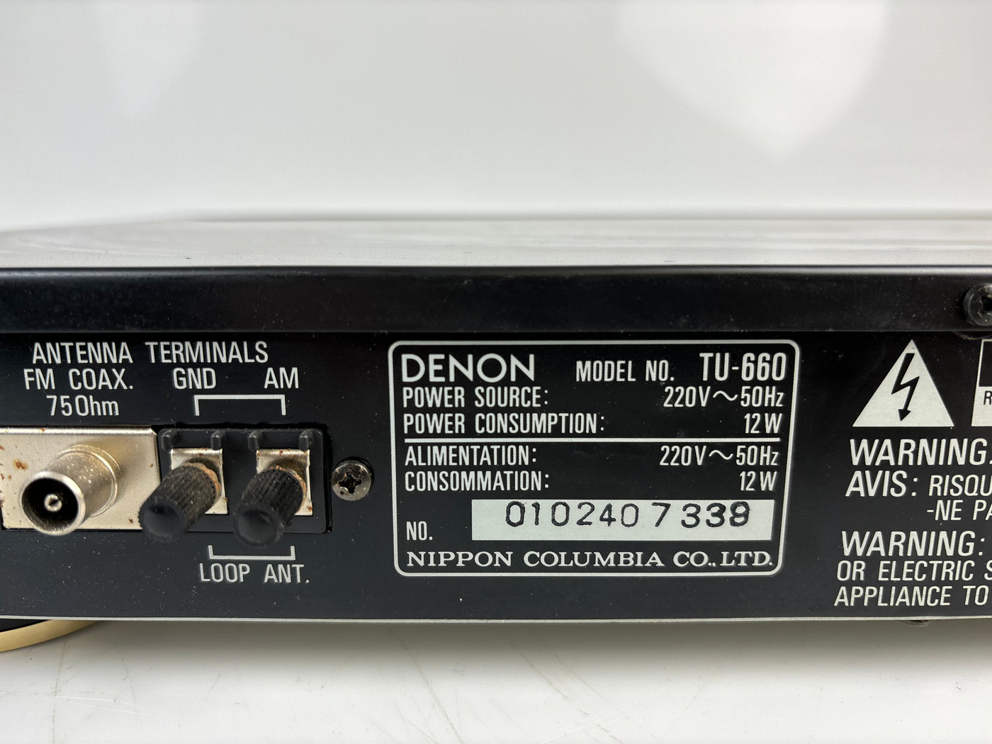Denon TU-660 AM/FM Stereo Tuner