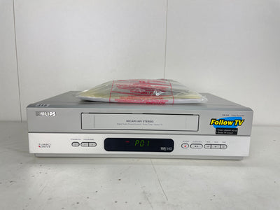 Philips VR 550 Video Cassette Recorder | With remote and User Manual