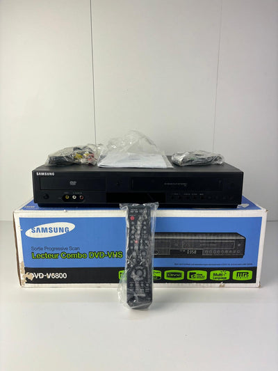 Samsung DVD-V6800 Combi DVD VHS In Doos!