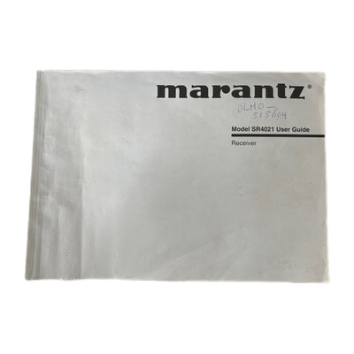 Marantz SR4021 AM/FM Stereo Receiver User Manual