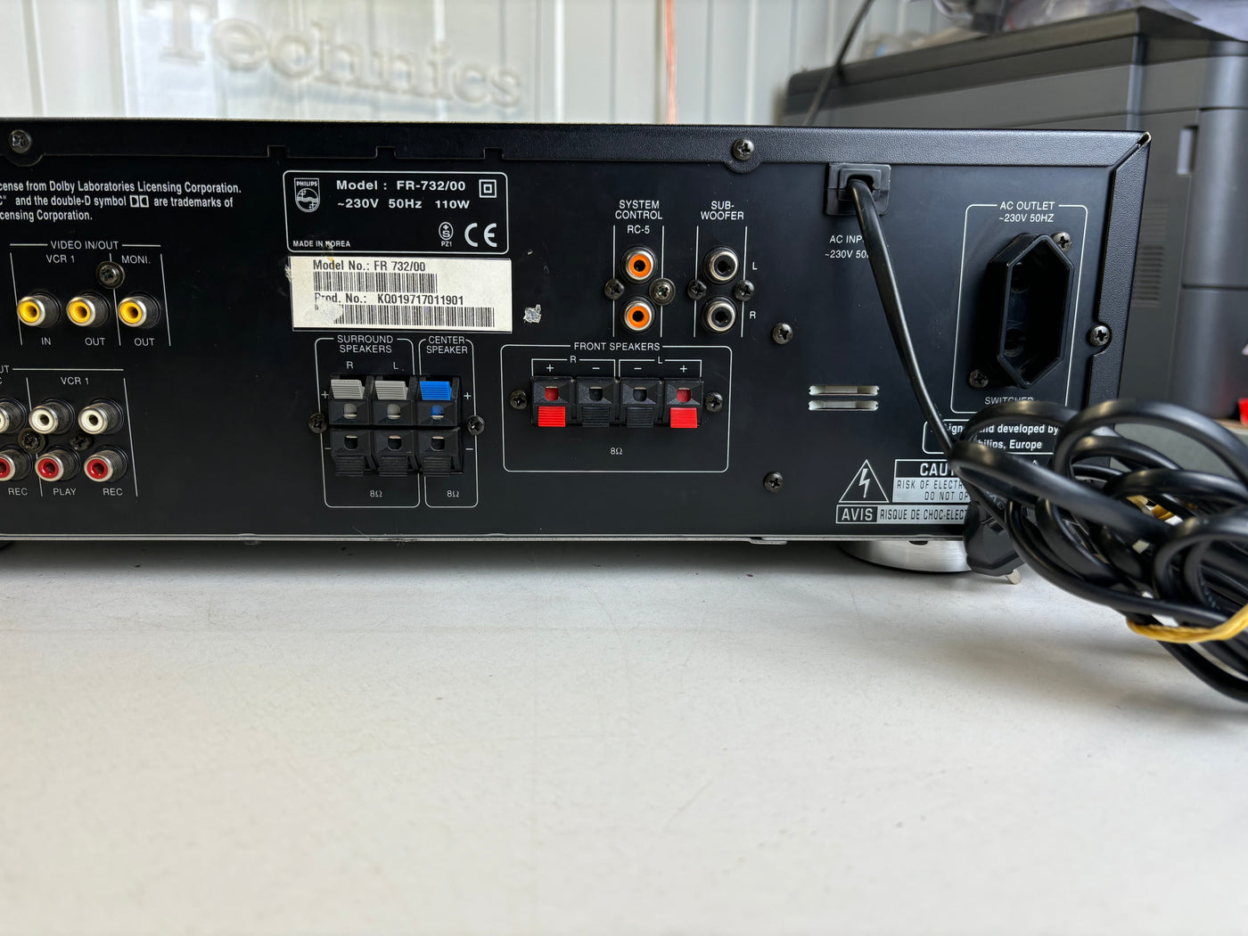 Philips FR732 Audio Video Surround Receiver