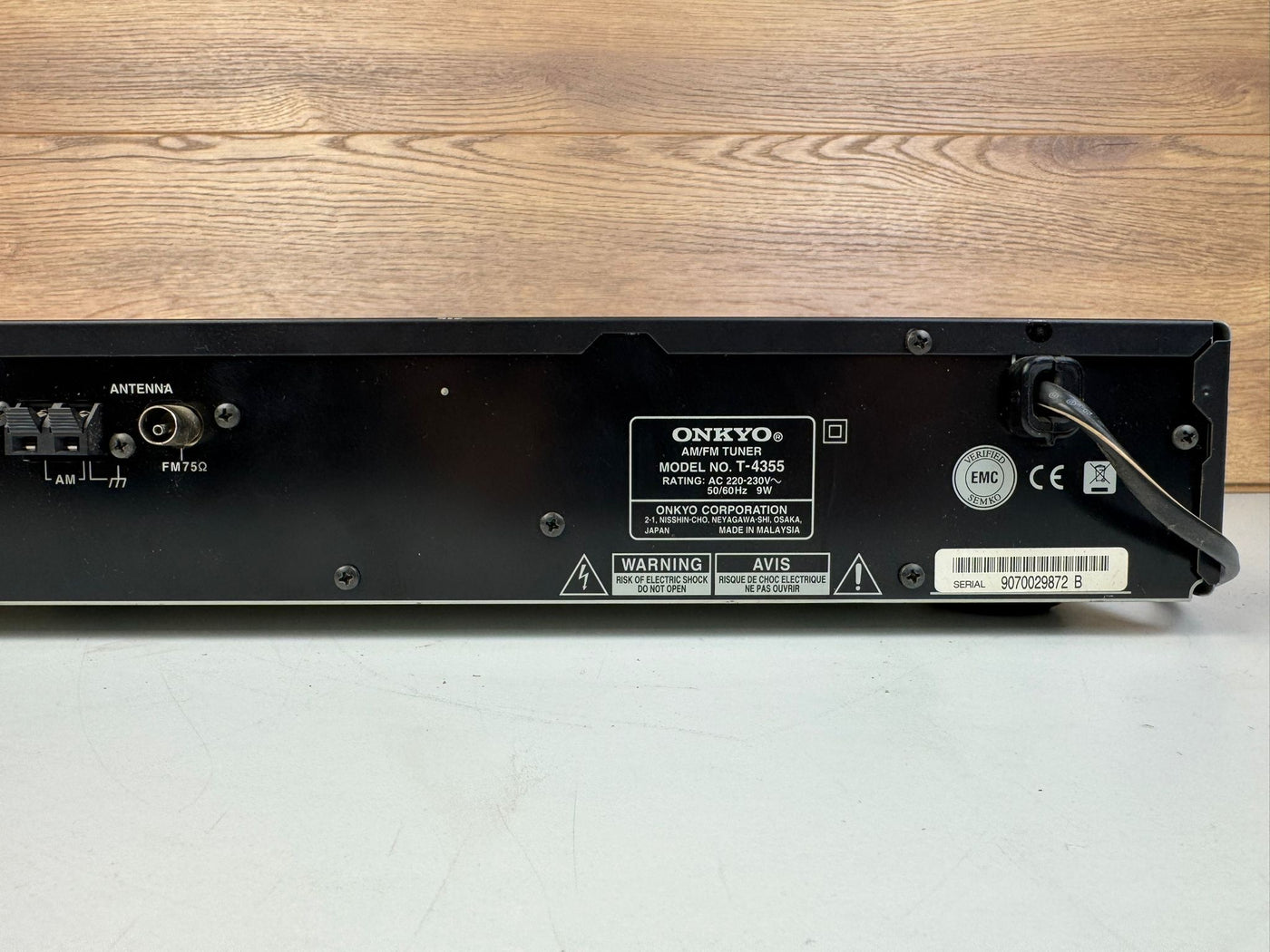 Onkyo T-4355 AM/FM Tuner