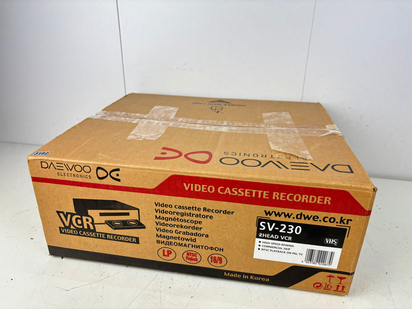 Daewoo SV-230 VHS Videorecorder - New in Box