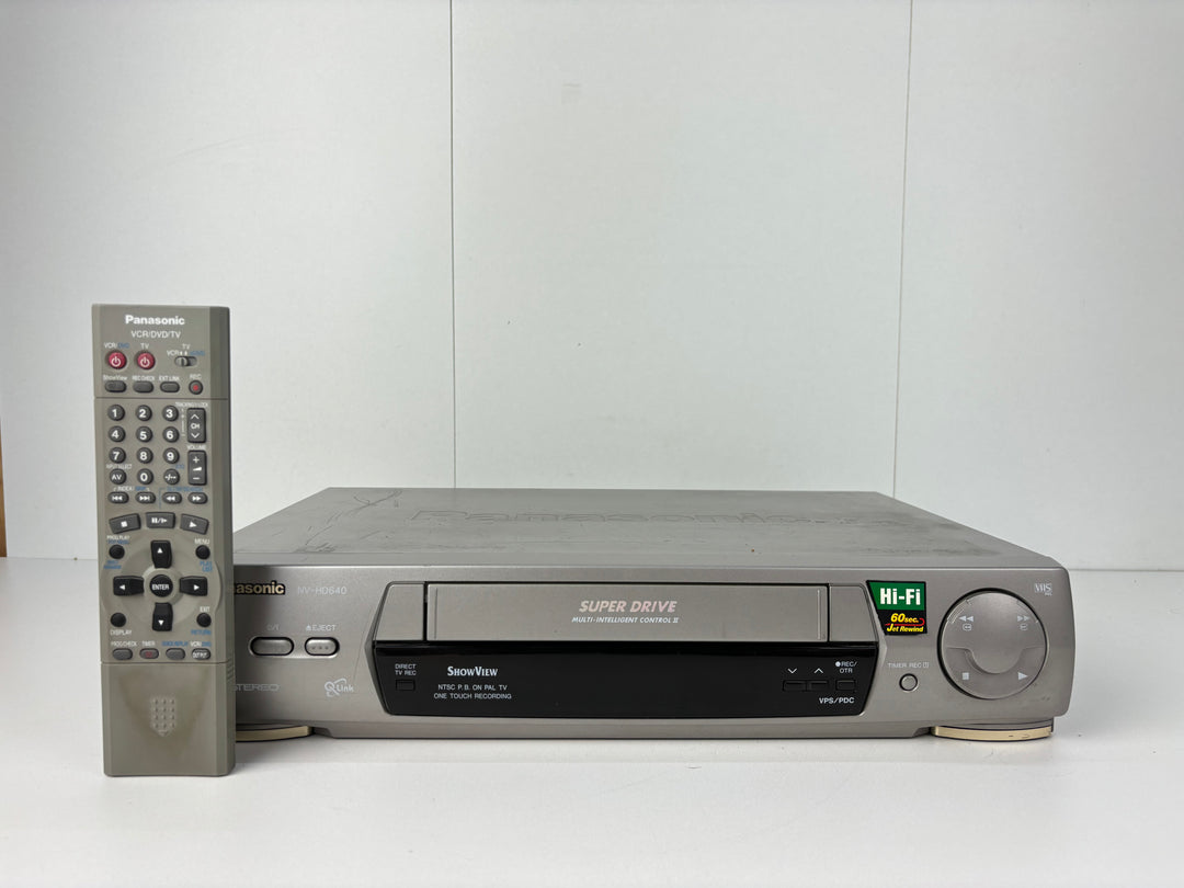 Vintage Panasonic online VCR Plus Super Drive Hi-Fi VHS Player Recorder NV-FJ4620PX