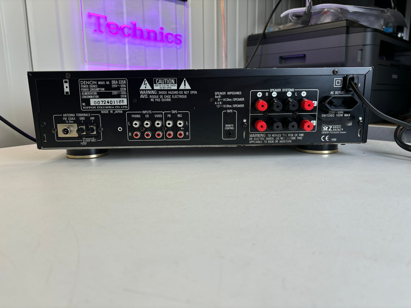 Denon DRA-355R AM/FM Stereo Receiver