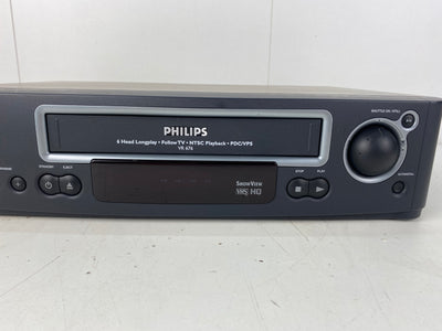 Philips VR 676 Video Cassette Recorder VHS