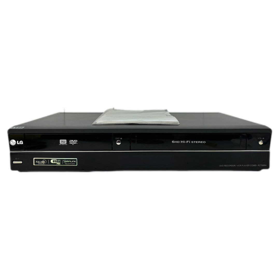 LG RCT689H DVD & VCR-recorder met HDMI, DivX, MP3 en Simplink | Video Recorder VHS (VHS NOT WORKING)