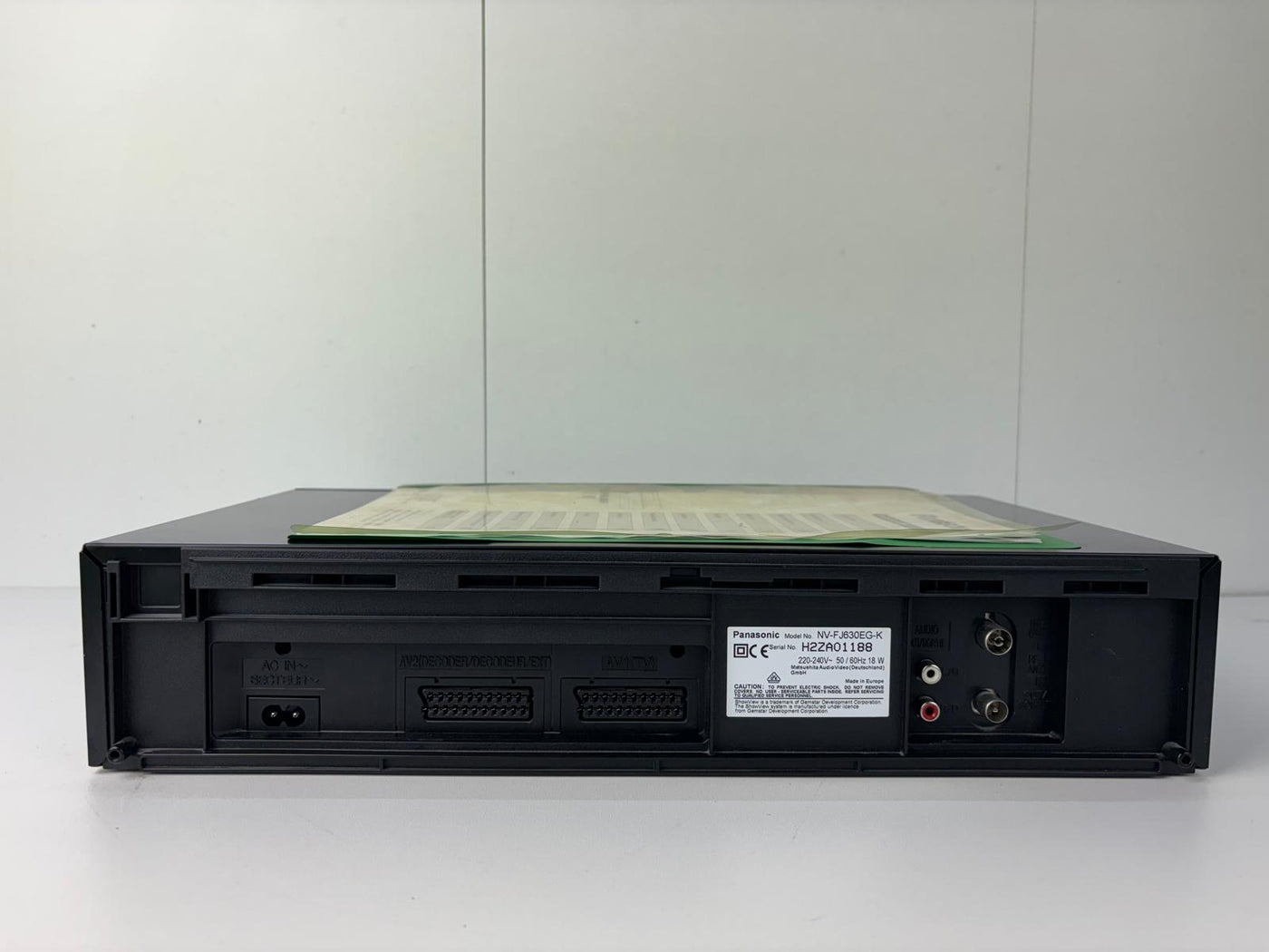 Panasonic NV-FJ630 Super Drive Video Cassette Recorder