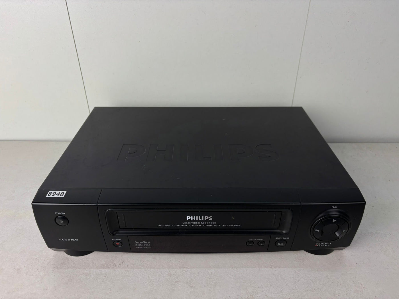 Philips VR200 Video Cassette Recorder VHS