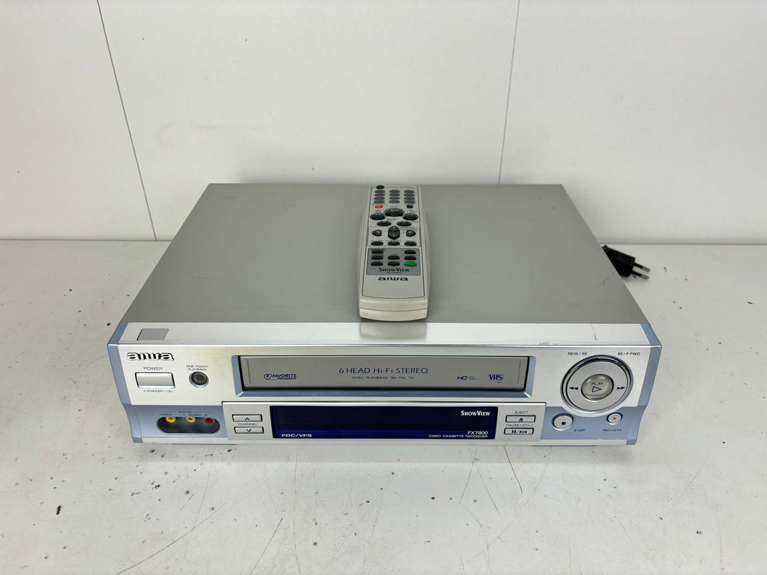Aiwa FX7800 Videocassetterecorder VHS | Met afstandsbediening