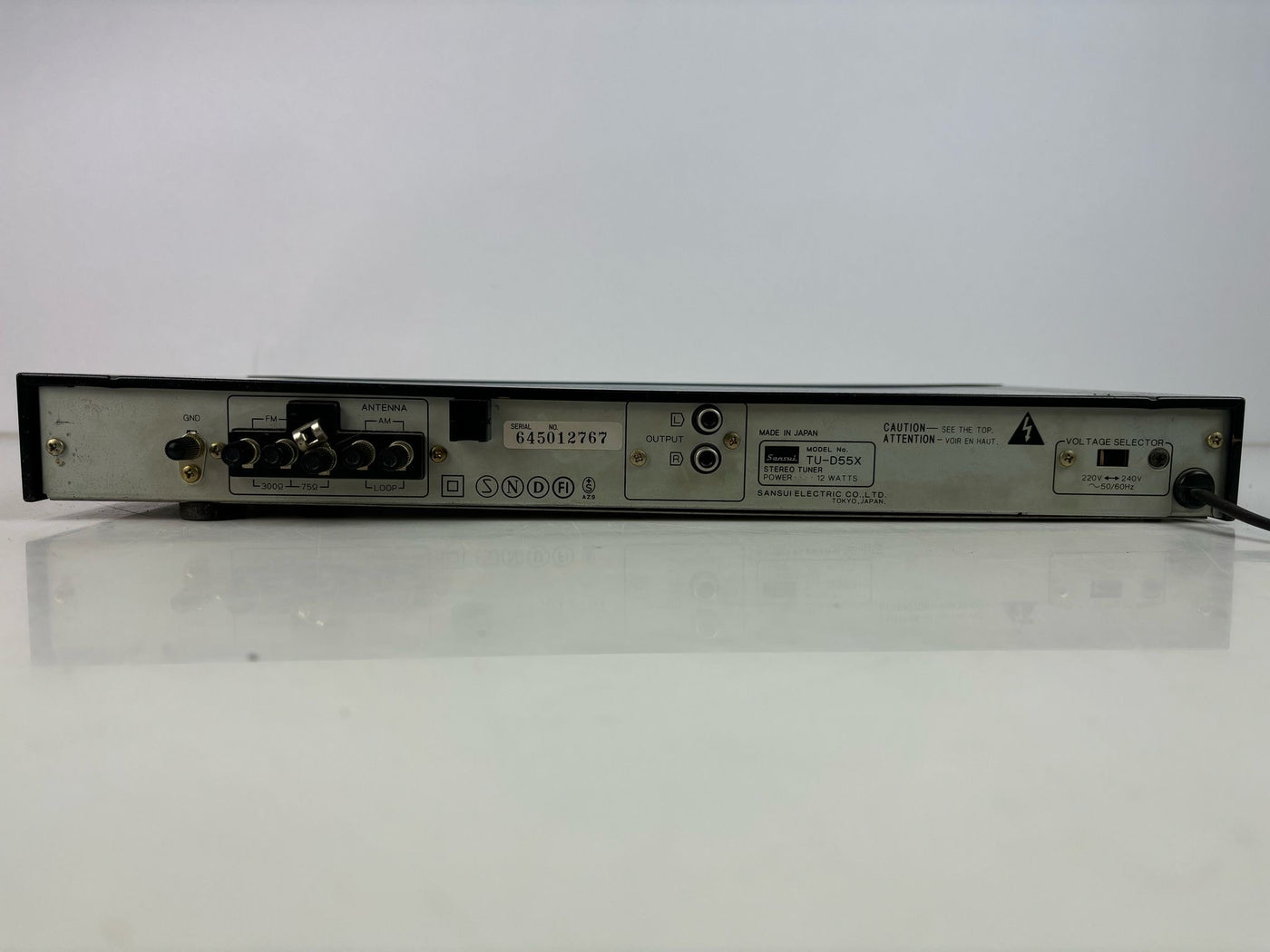 Sansui TU-D55X Digital Synthesizer Tuner