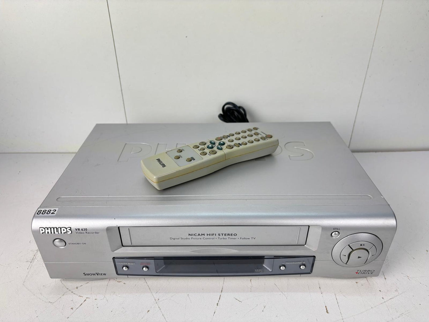 Philips VR630 Video Cassette Recorder VHS Speler