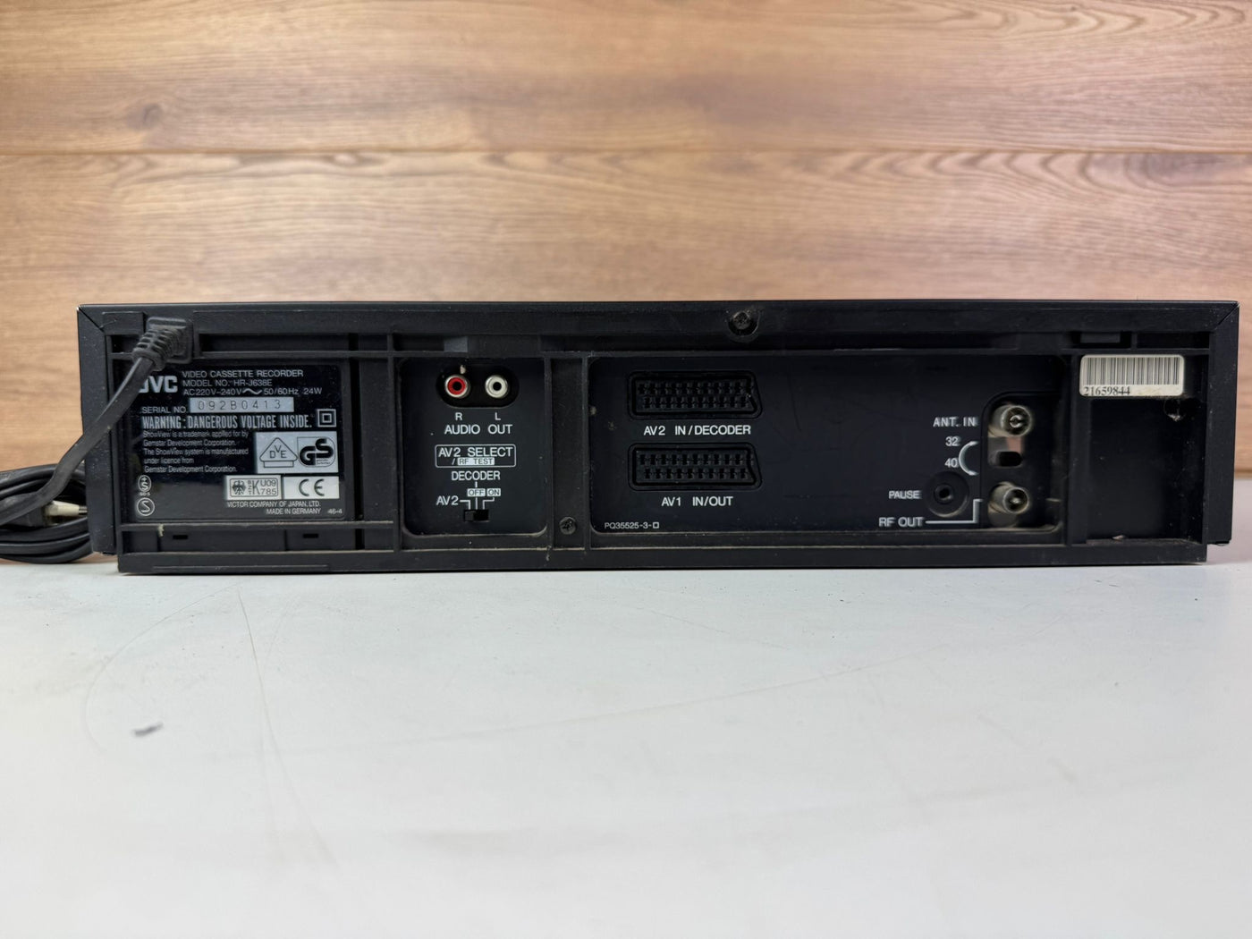 JVC HR-J638 Video Recorder - Met Afstandsbediening
