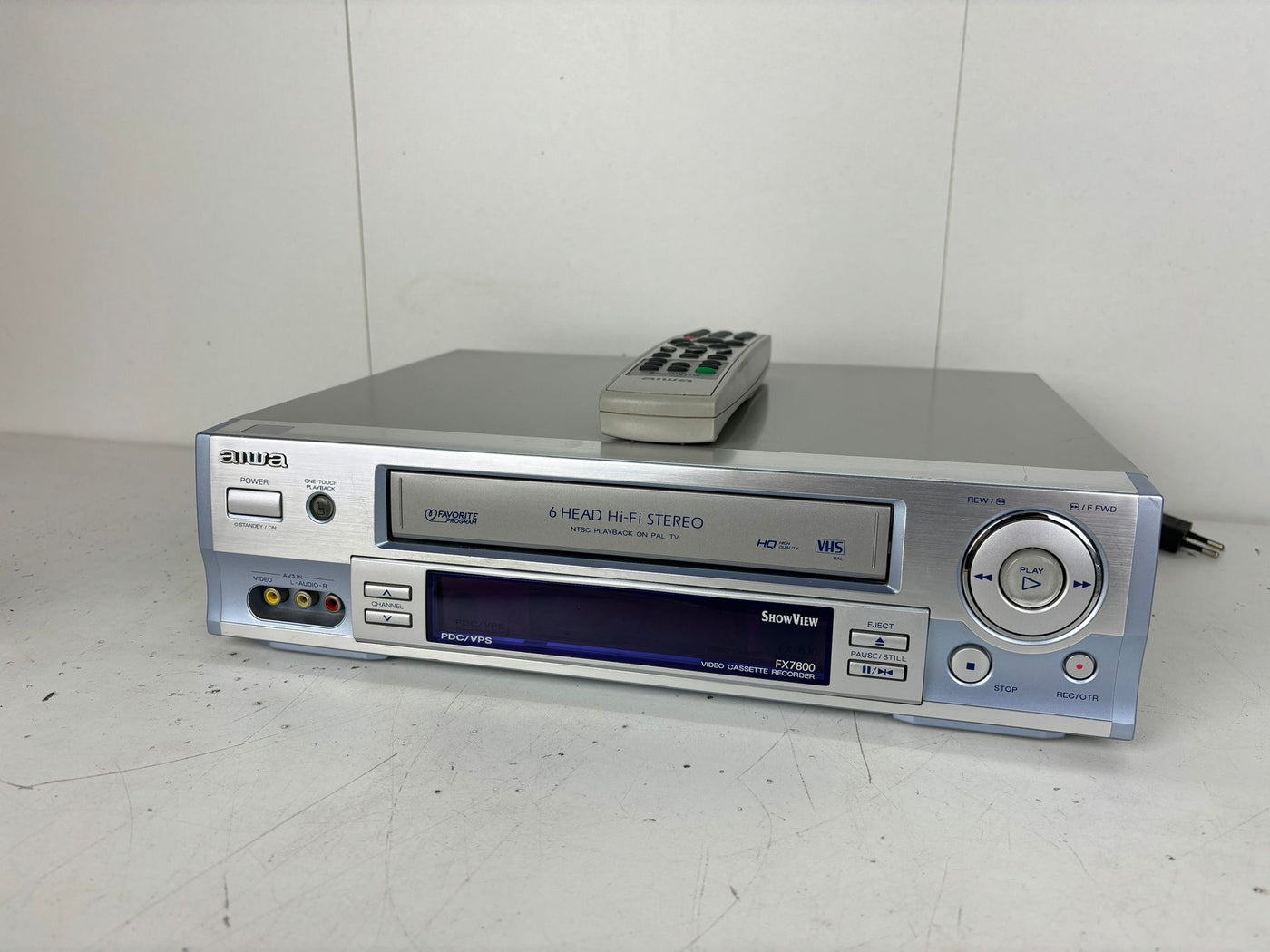 Aiwa FX7800 Video Cassette Recorder VHS | With remote control