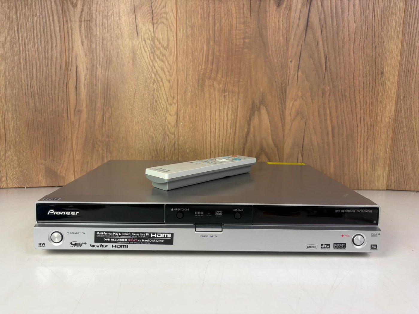 Pioneer DVR-545H DVD Recorder HDD