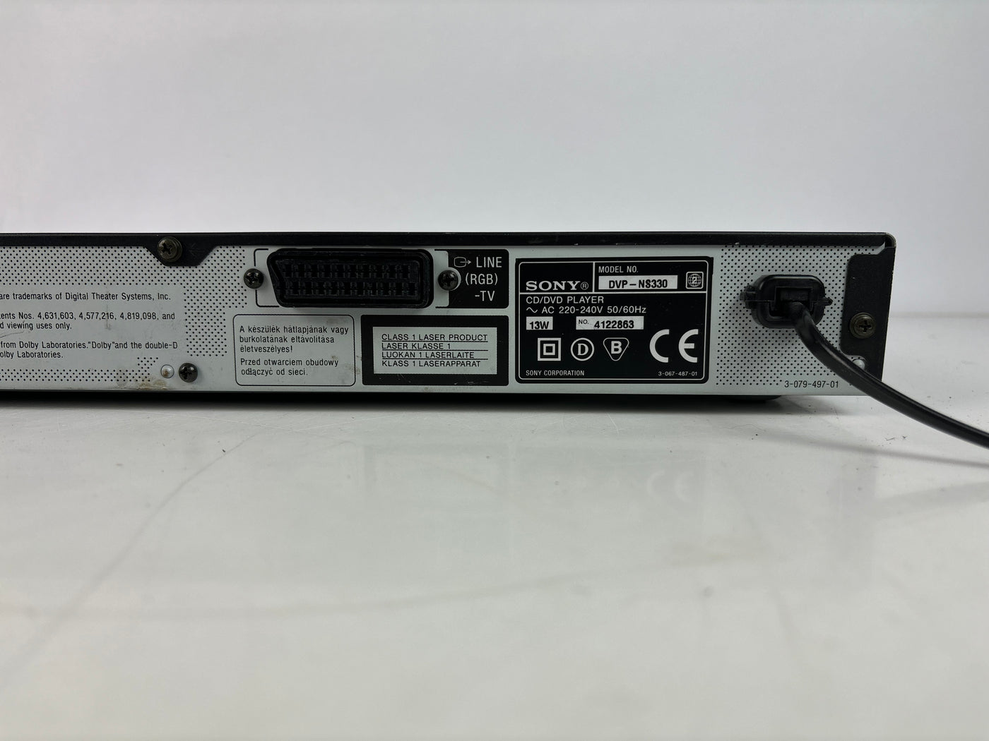 Sony DVP-NS330 CD/DVD Player