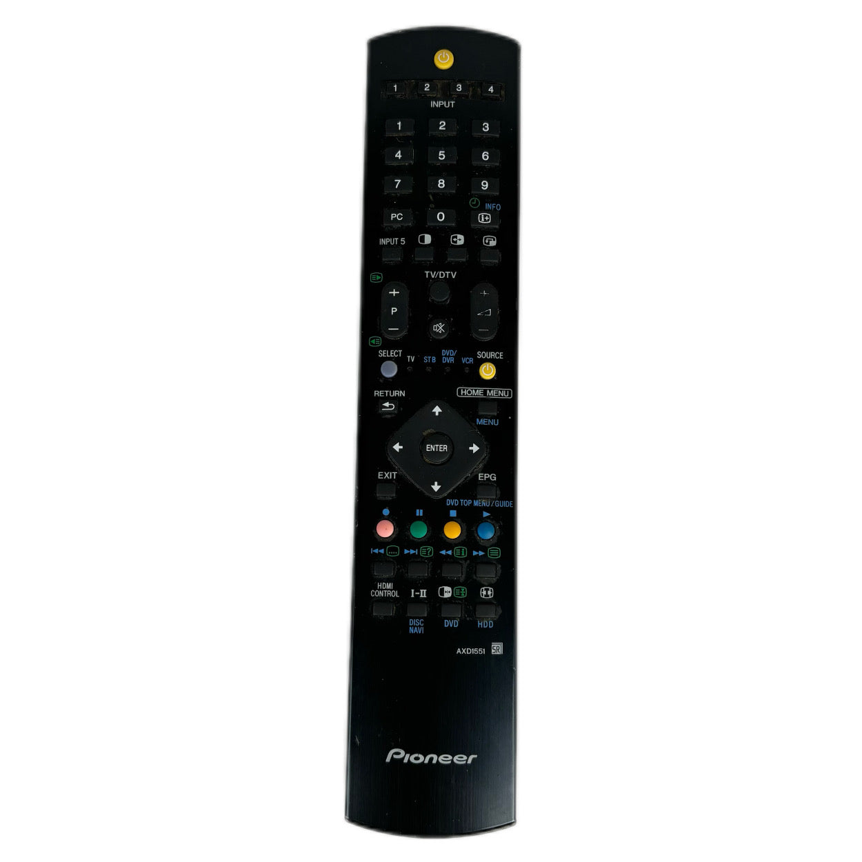 Pioneer AXD1551 Remote Control