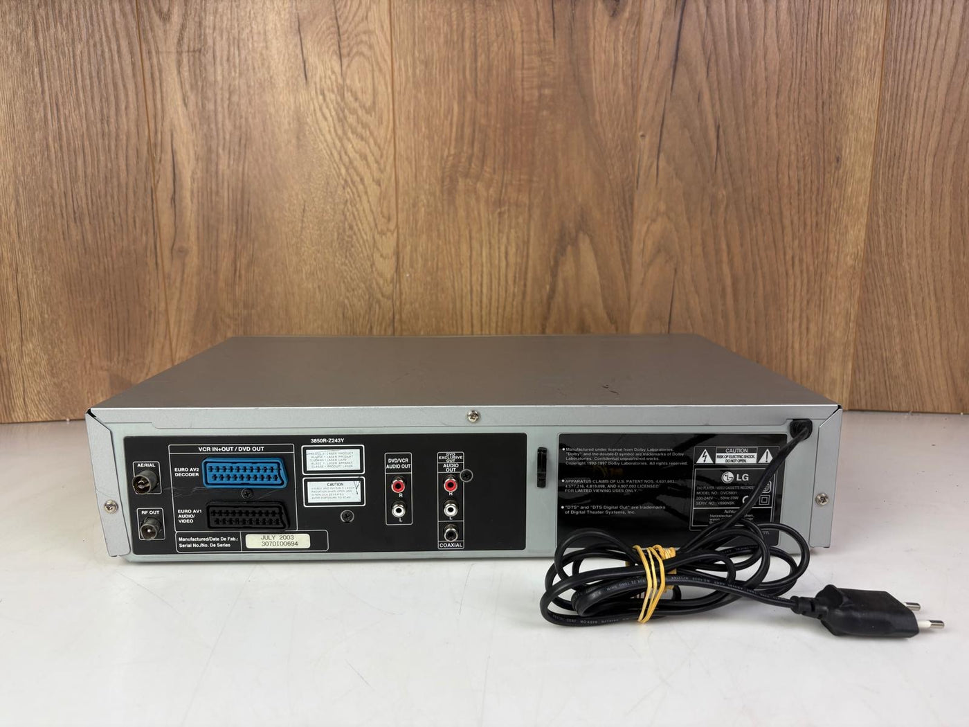 LG DVC5931 Videorecorder Cassette Speler Lezen!